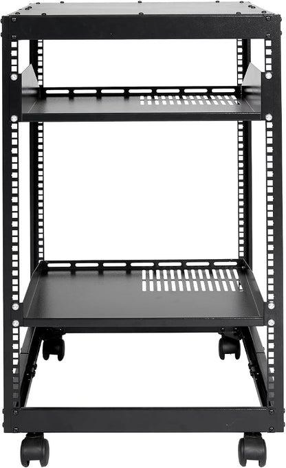 VEVOR 15U Open Frame Server Rack, Free Standing or Wall Mount Network Server - Image 9