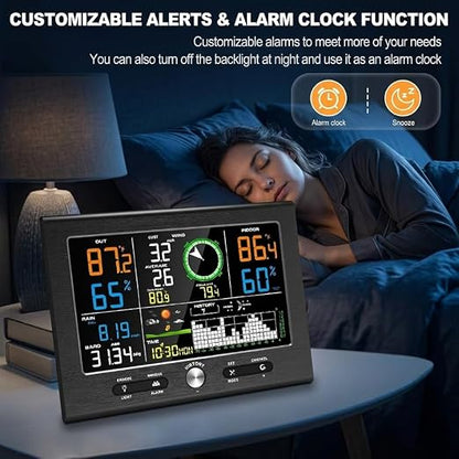 Urageuxy Wireless Weather Station Indoor Outdoor, Home Weather Stations - Image 5