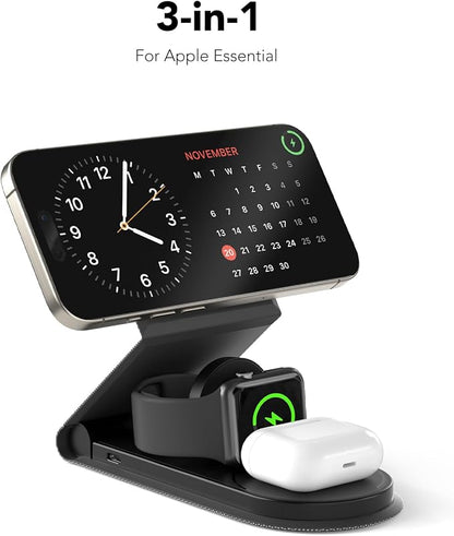 3 in 1 Foldable Travel Charging Station - Image 3