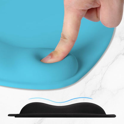 ITNRSIIET Ergonomic Mouse Pad, Cushioned Gel Wrist Rest, Non-Slip Base - Image 4