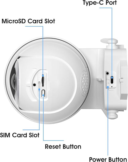 ARCCTV 4G LTE Cellular Security Camera Outdoor, Wireless Solar Powered - Image 8