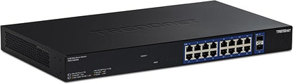 TRENDnet 18-Port Multi-Gig Web Smart Switch, TEG-3182WS, 16 x 2.5Gb Ports by TRENDnet