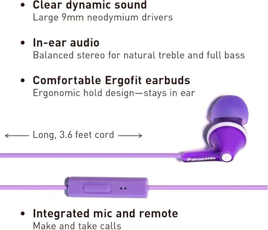 Panasonic ErgoFit Wired Earbuds - Image 2