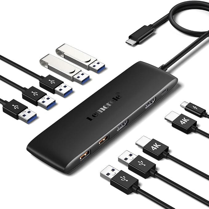 Lemorele 10 -in-1 USB C Docking Station by Lemorele