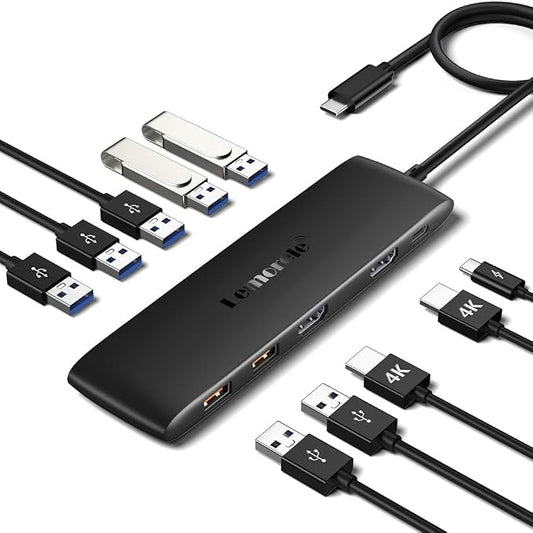 Lemorele 10 -in-1 USB C Docking Station by Lemorele