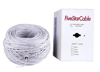Cat5e 1000 Ft 24AWG UTP 4 Twisted Pair Ethernet Router LAN Cable Wire Pull Box - Image 4