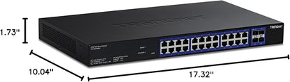 TRENDnet 28-Port Multi-Gig Web Smart Switch, TEG-3284WS, 24 x 2.5G Ports - Image 7