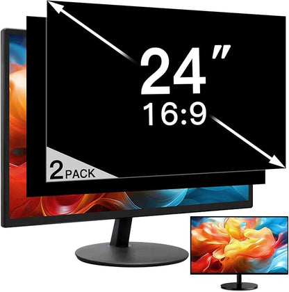 2 Pack 24 Inch Privacy Screen for Computer Monitor 16:9 Aspect Ratio, Eye by ANTOGOOV