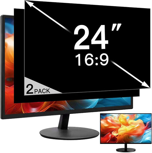 2 Pack 24 Inch Privacy Screen for Computer Monitor 16:9 Aspect Ratio, Eye by ANTOGOOV