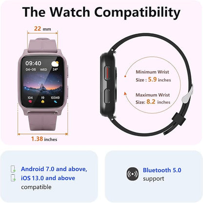 MorePro Fitness Tracker with 24/7 Heart Rate & Blood Pressure Monitor, Blood - Image 9