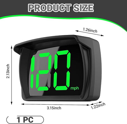 Speedometer HUD for Cars Trucks Motorcycles USB Plug & Play Digital MPH Speed - Image 2