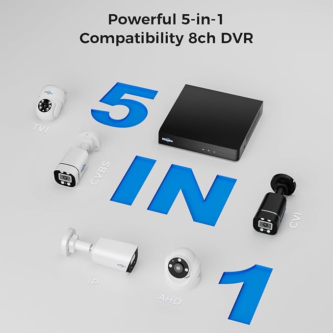 Hiseeu 3K Outdoor Wired Security Camera System - Image 8