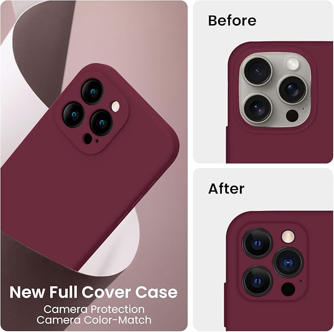 FireNova Designed for iPhone 15 Pro Case, Silicone Upgraded Phone Case with - Image 3