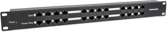 INTELLINET NETWORK SOLUTIONS 24-Port 12-Port RJ45 Data in and 12-Port RJ45 Data - Image 2