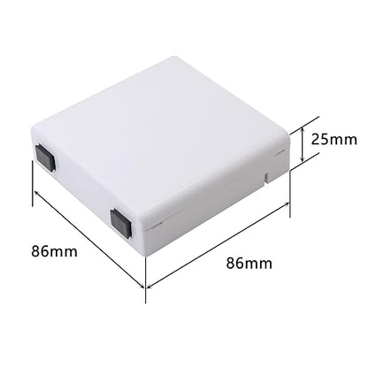 GELRHONR FTTH Fiber Panel Box Enclosure, 2 Core Fiber Optic Terminal - Image 3
