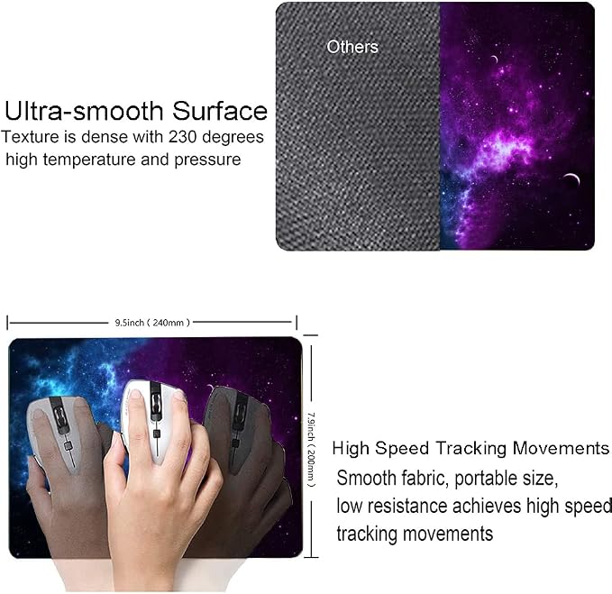 IMAYONDIA Nebula Galaxy Mouse Pad - Image 3