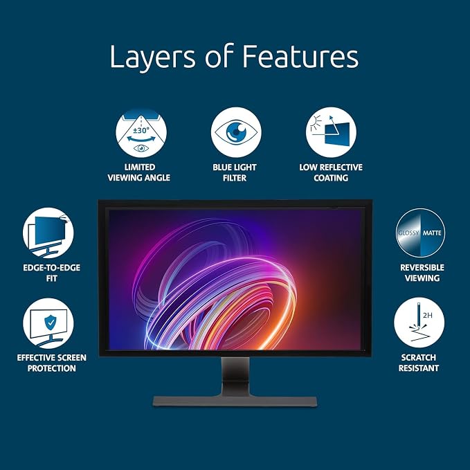 Kensington 24 inch Computer Privacy Screen - Image 6