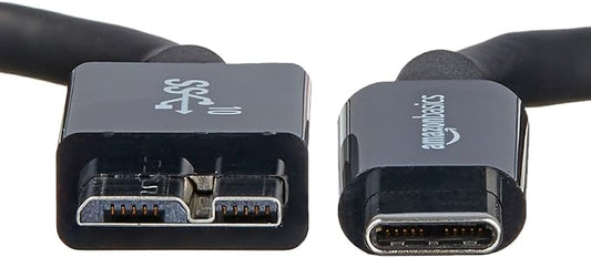 Amazon Basics USB-C to Micro USB 3.1 Gen 2 Fast Charging Cable, 10Gbps - Image 2