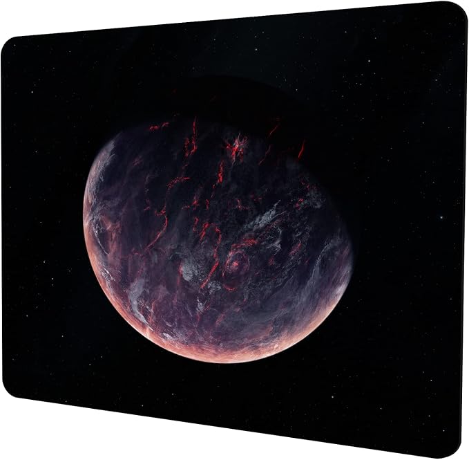 Sci-fi Galaxy Planet Mouse Pad Personalized Design Laptop Computer Non-Slip by Shalysong
