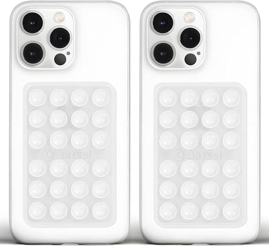 Anteel Medium-Sized Silicone Suction Phone Case Adhesive Mount, Enhanced by JingJinYY
