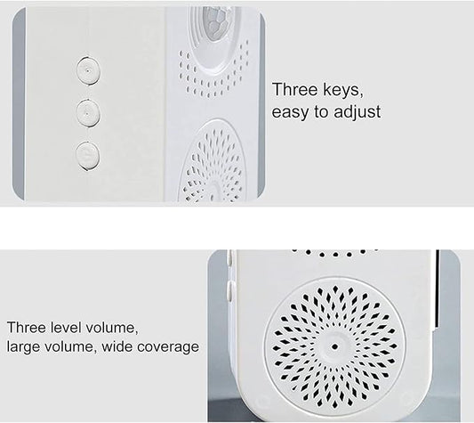 Welcome Doorbell Motion Sensor Activated Recordable Voice - Image 2