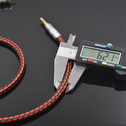 Audiophile High Purity Copper Aux Audio Cable 3.5mm Male to 3.5mm Male Audio - Image 6