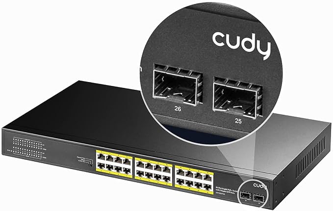 Cudy 24 Gigabit Ethernet Unmanaged PoE+ Switch, 24 * 100/1000Mbps PoE+ Ports - Image 5