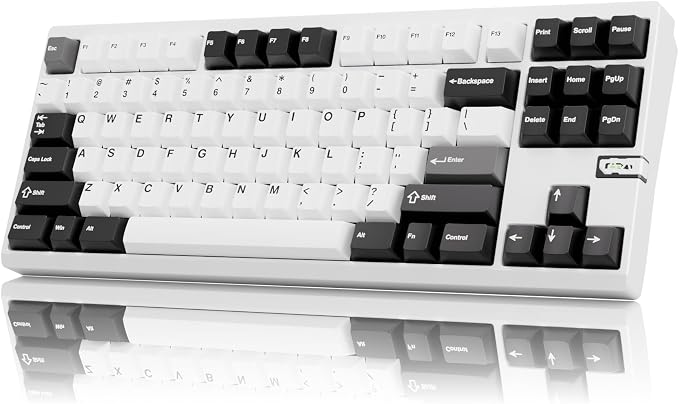 Chilkey ND TKL Aluminum Mechanical Keyboard, 87 Keys Tenkeyless Wireless Gaming by Chilkey