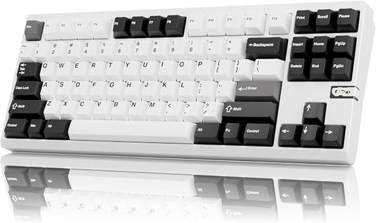 Chilkey ND TKL Aluminum Mechanical Keyboard, 87 Keys Tenkeyless Wireless Gaming by Chilkey