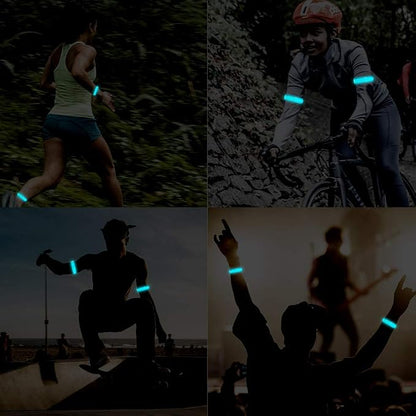 2 Pack Rechargeable LED Reflective Armband, High Brightness High Visibility - Image 7
