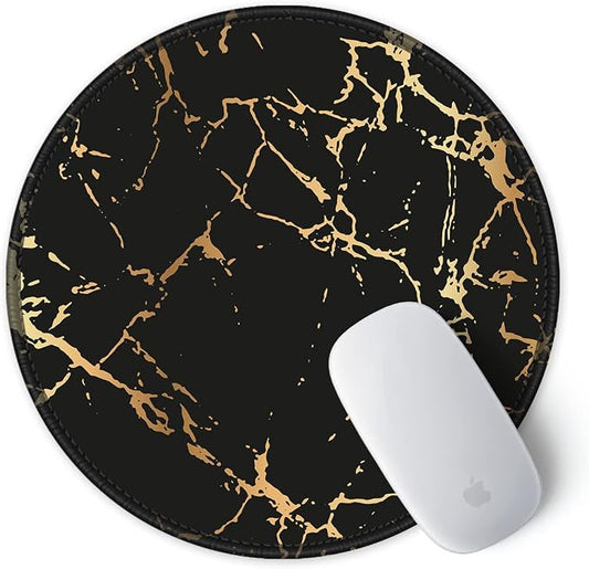 ITNRSIIET Round Mouse Pad with Stitched Edge Premium-Textured Waterproof - Image 2