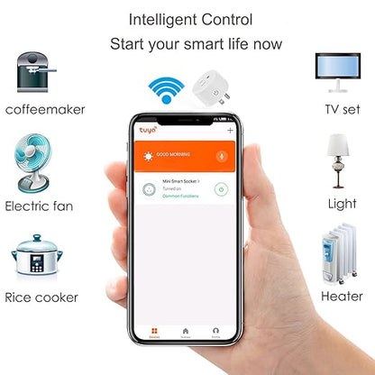 Mini WiFi Smart Plug Outlet Voice Remtoe Control - Image 5