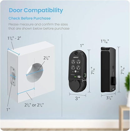Lockly Vision Smart Lock with HD Video Doorbell, Fingerprint Door Lock - Image 11