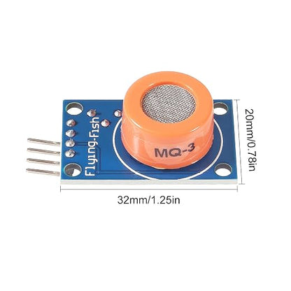 ACEIRMC 5pcs MQ-3 MQ3 Alcohol Sensor Module Breath Gas Detector Ethanol - Image 2
