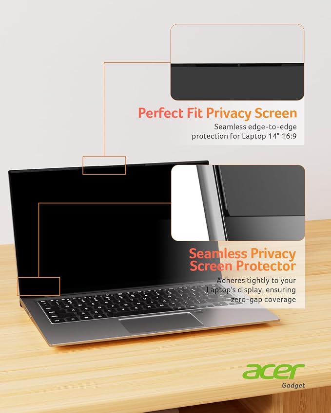 acer 2-Pack Laptop Privacy Screen - Image 4