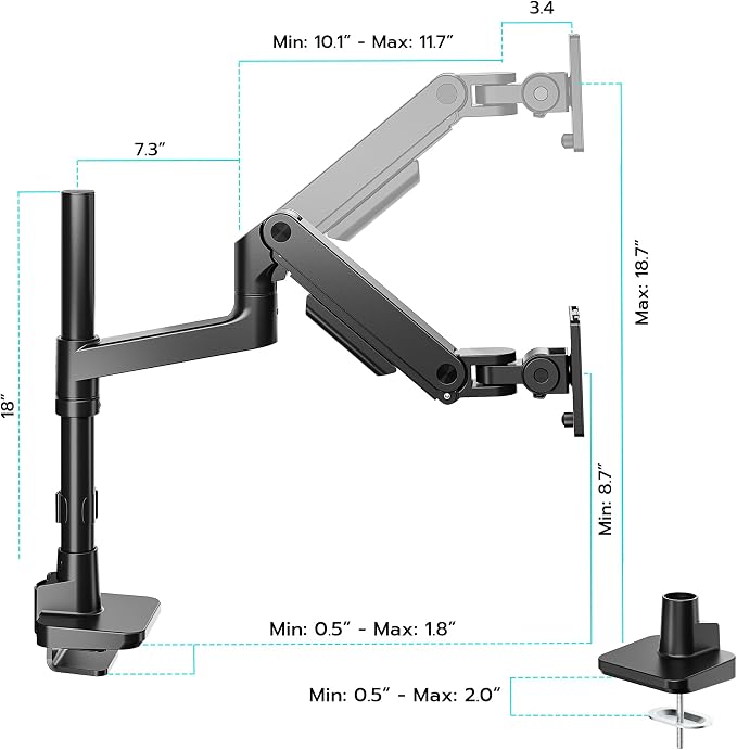 ARES WING Heavy-Duty Monitor Mount - Image 9