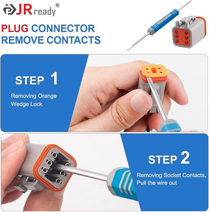 JRready DRK-RT1B Deutsch Pin Removal Tool, Pin Socket Contact/Wedgelock Removal - Image 4
