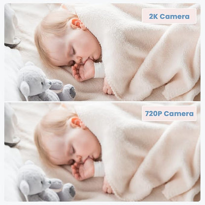 ieGeek 2K Split-Screen Baby Monitor, WiFi Smartphone Video Dual Camera - Image 9