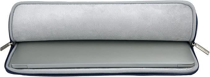 RAINYEAR 13 Inch Laptop Sleeve PU Suede Leather Case Water Resistant Cover - Image 6