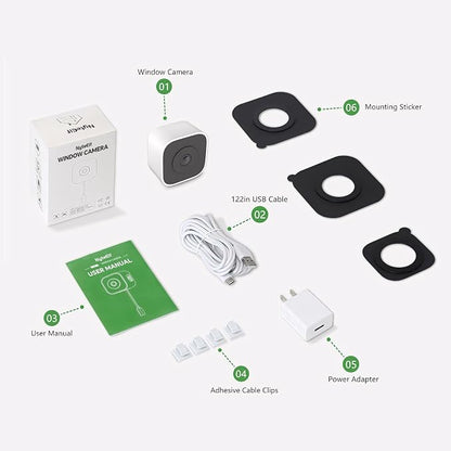 3MP Window Cameras for Home Security, Security Camera, 2K Full Color Night - Image 9
