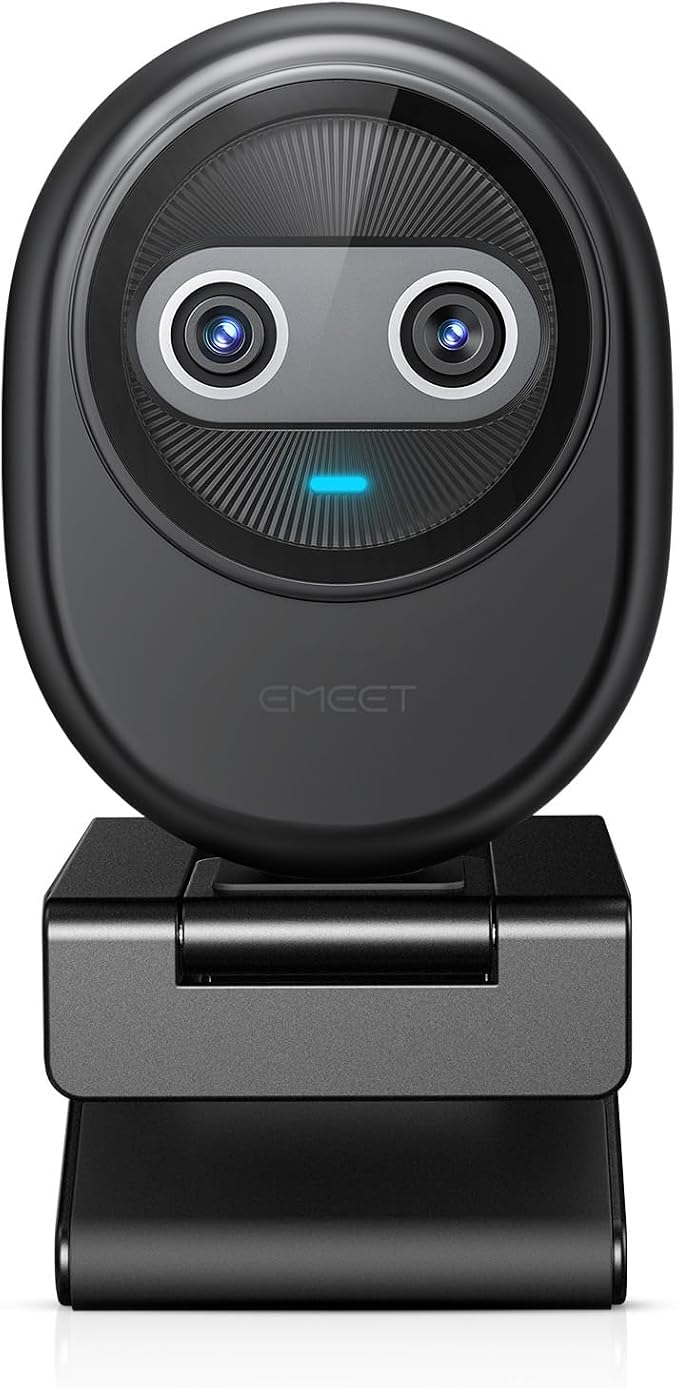 EMEET Piko 4K Webcam for Streaming, World’s 1st Dual-Camera AI-Powered 4K by EMEET