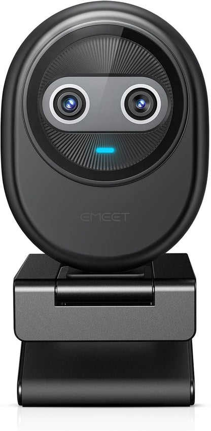 EMEET Piko 4K Webcam for Streaming, World’s 1st Dual-Camera AI-Powered 4K by EMEET