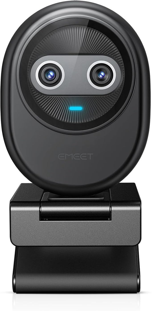 EMEET Piko 4K Webcam for Streaming, World’s 1st Dual-Camera AI-Powered 4K by EMEET