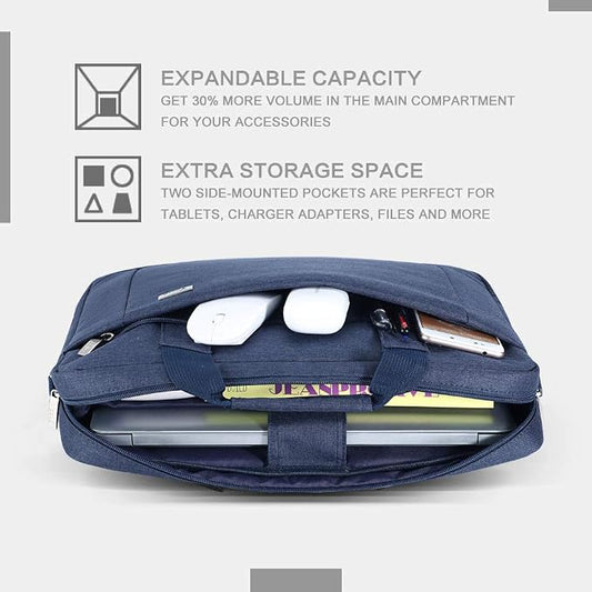 Voova Laptop Bag Case 17 17.3 Inch Computer Sleeve Messenger Bag - Image 2