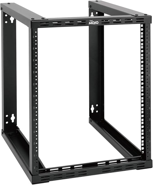 Tecmojo 12U Wall Mount Rack, Wall Mount Network Rack 15.8in Depth, Open Frame by Tecmojo