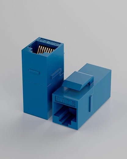 RJ45 Coupler Cat6 Keystone Jack 20-Pack, Female to Female UTP Inline Ethernet - Image 7