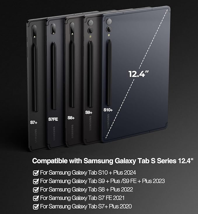 Magic Keyboard Case for Samsung Galaxy Tab S10+ Plus/S9+ Plus/S9 FE+ Plus/S8+ - Image 2