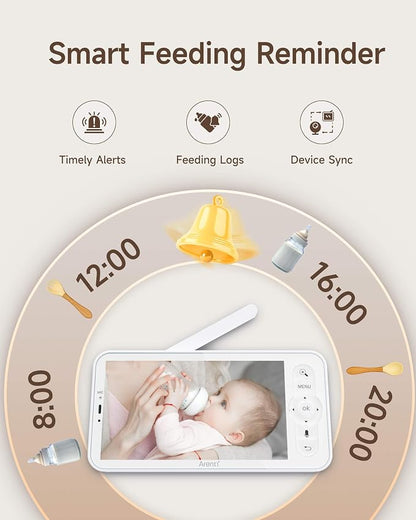 ARENTI 5-Inch Wireless Baby Monitor Display, Parent Unit - Image 6