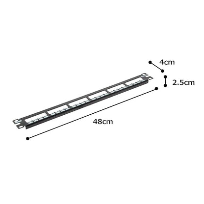 Panduit CP24BLY 24-Port Flat Patch Panel - Image 3