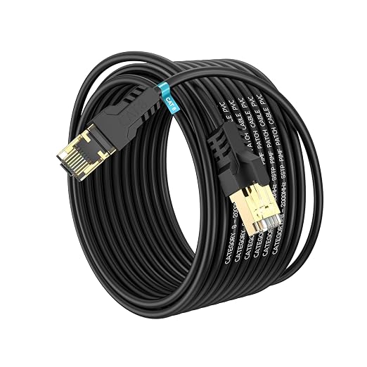 Cat 8 Ethernet Cable 50FT, High Speed 40Gbps, by Unknown